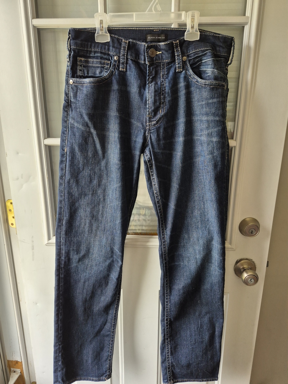 Silver Jeans Men’s Dark Indigo Straight Jeans